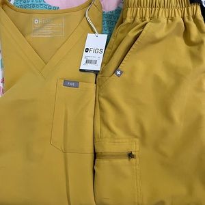 Figs scrubs set women Light Gold XS/XSP